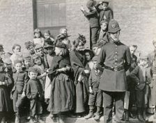 A London policeman's funeral, 1894. Creator: Paul Martin