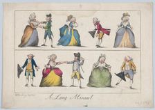 A Long Minuet, 1787. Creator: Unknown