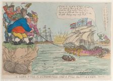 A Long Pull A Strong Pull and a Pull Altogether, November 25, 1813., November 25, 1813. Creator: Thomas Rowlandson