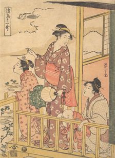 A Long-Tailed Fowl (Onagadori), from the series Twelve Assorted Birds (Shocho junikin)..., ca. 1791. Creator: Hosoda Eishi