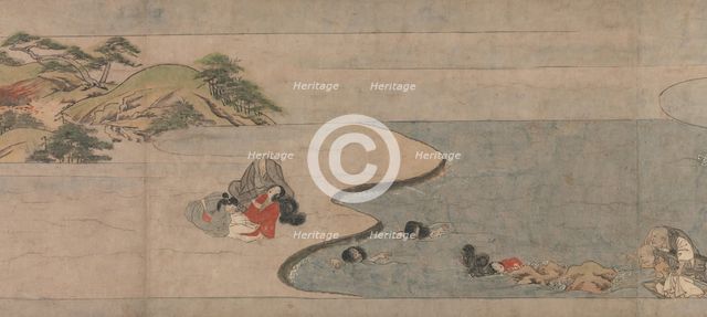 A Long Tale for an Autumn Night (Aki no yo nagamonogatari), ca. 1400. Creator: Unknown.