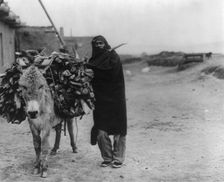 A load of fuel-Zuni, c1903. Creator: Edward Sheriff Curtis