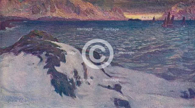 'A Lofoden Seascape', c1910. Artist: Anna Katarina Boberg.