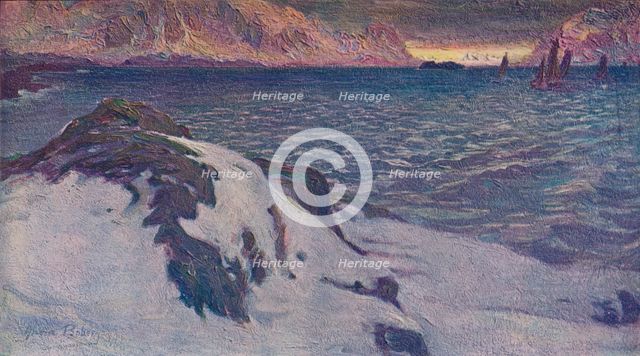'A Lofoden Seascape', c1910. Artist: Anna Katarina Boberg.