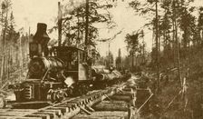 A Logging Railway, British Coumbia 1930. Creator: ENA