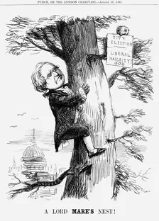 A Lord Mare's Nest! 1859. Creator: Unknown