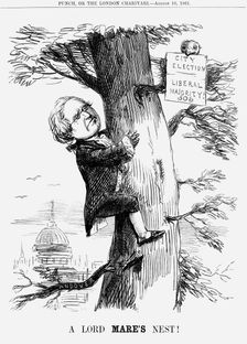 A Lord Mare's Nest! 1859. Creator: Unknown