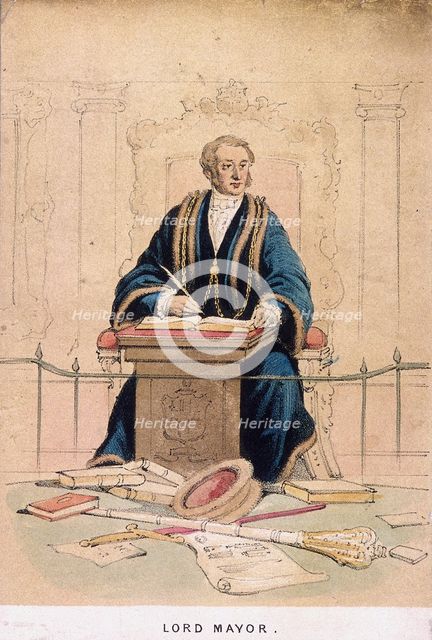A Lord Mayor, 1855. Artist: Day & Son