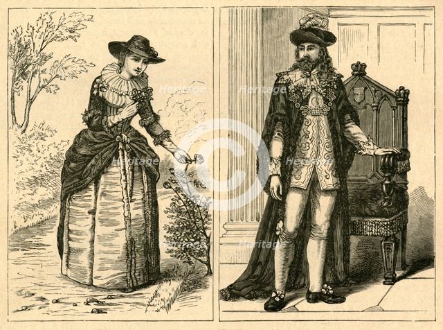 'A Lord Mayor and his Lady (Middle of Seventeenth Century)', (1897). Creator: Unknown.