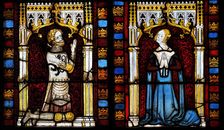 A lord and his wife, Mid of the 14th cen.. Artist: Netherlandish master