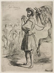 A Lord in the Time of Francis I , 1833. Creator: Eugène Delacroix (French, 1798-1863)