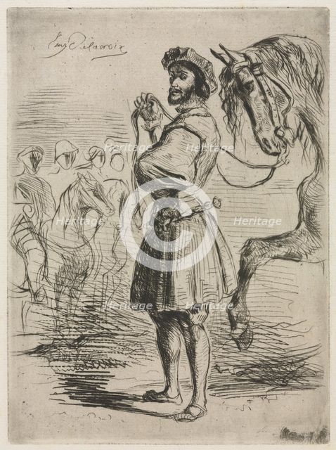 A Lord in the Time of Francis I , 1833. Creator: Eugène Delacroix (French, 1798-1863).