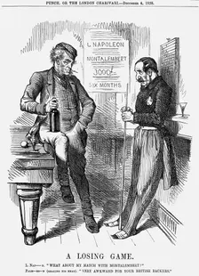 A Losing Game 1858. Creator: Unknown