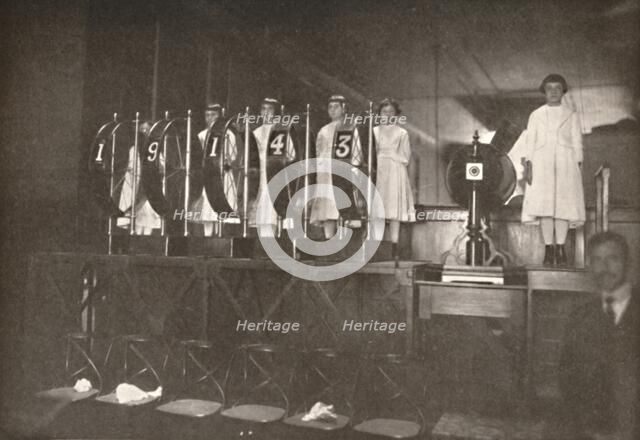 'A lucky number for my readers. How the Rio Daily State Lottery is drawn', 1914. Artist: Unknown.