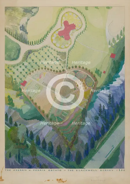A. M. Ferris Estate, c. 1936. Creator: William Merklin.