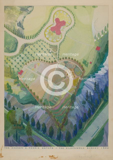 A. M. Ferris Estate, c. 1936. Creator: William Merklin.