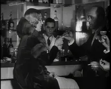 A Man and a Woman Drinking at a Nightclub, 1930s. Creator: British Pathe Ltd