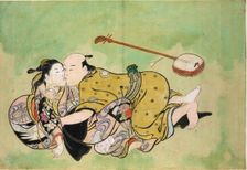 A man and geisha, ca 1714