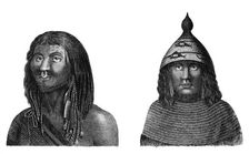 A Man and Woman of Nootka Sound c1776-1779.Artist: J Dadley