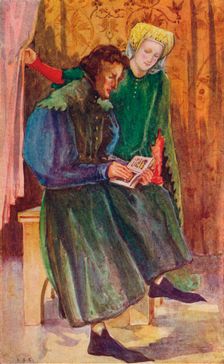A Man and Woman of the Time of Henry IV 1907. Artist: Dion Clayton Calthrop