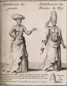 A man and woman from New Guinea, 1731. Creator: Unknown