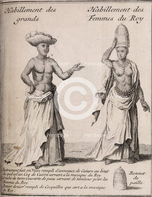 A man and woman from New Guinea, 1731. Creator: Unknown.