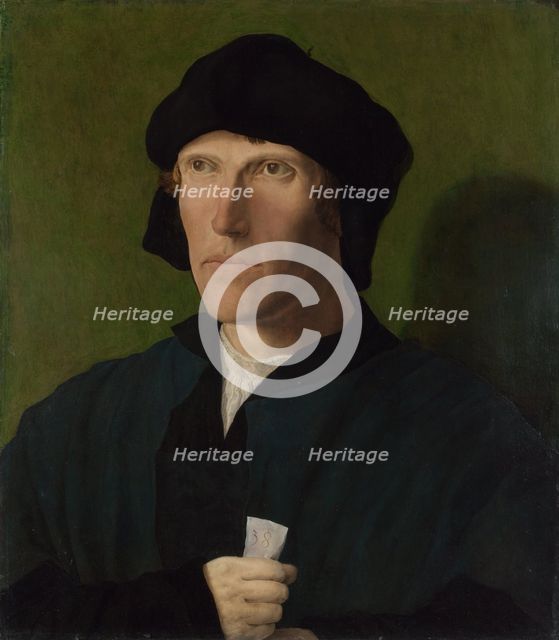 A Man aged 38, ca 1521. Artist: Leyden, Lucas, van (1489/94-1533)