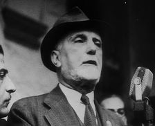 A Man Giving a Speech About Removing the Italian Monarchy, 1943-1944. Creator: British Pathe Ltd