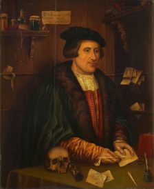 A man designated as Thomas Linacre, c1500s. Creator: Unknown
