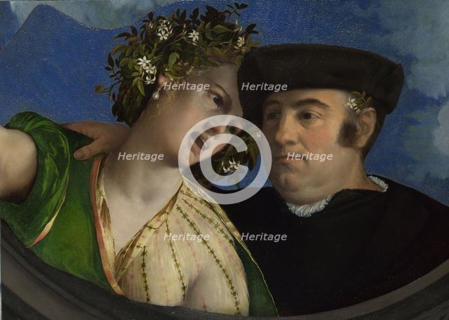 A Man embracing a Woman, ca 1524. Artist: Dossi, Dosso (ca. 1486-1542)