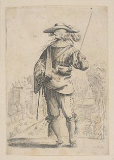 A Man Holding a Crop, 1629. Creator: Unknown