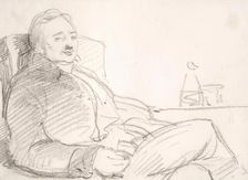 A Man Holding a Glass, c1830s. Creator: John Phillip