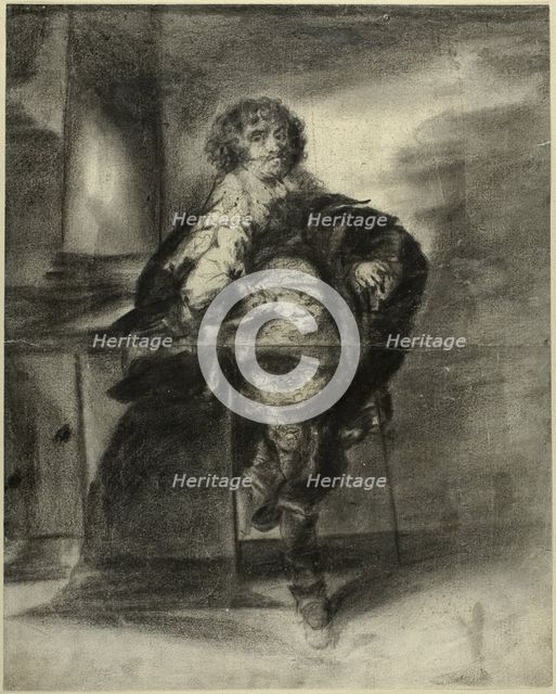 A Man in 17th Century Costume, n.d. Creator: Unknown.