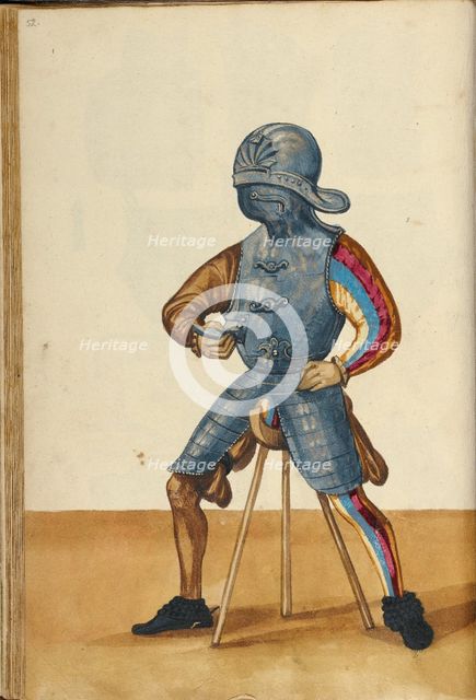 A Man in Armor, about 1560-1570. Creator: Unknown.