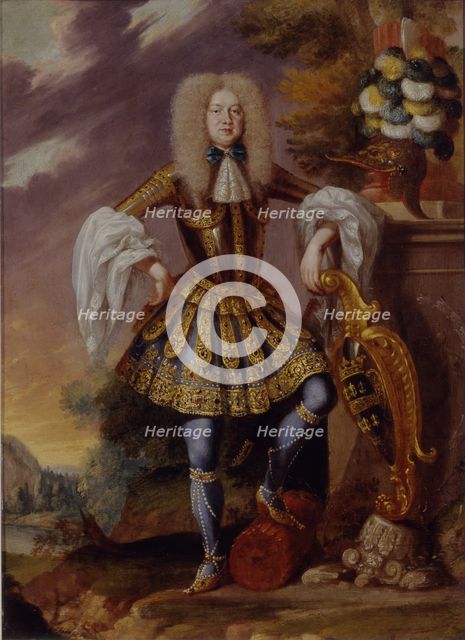 A Man in Fancy Dress, Early 18th cen.. Artist: German master  