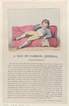 A Man of Fashion's Journal, May 1, 1802., May 1, 1802. Creator: Thomas Rowlandson