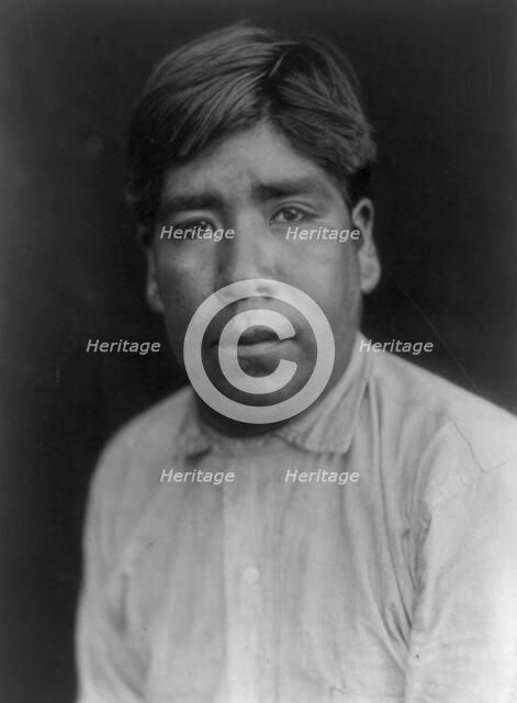 A man of Palm Springs-Cahuilla, 1905, c1924. Creator: Edward Sheriff Curtis.