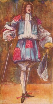 A Man of the Time of Charles II 1907. Artist: Dion Clayton Calthrop