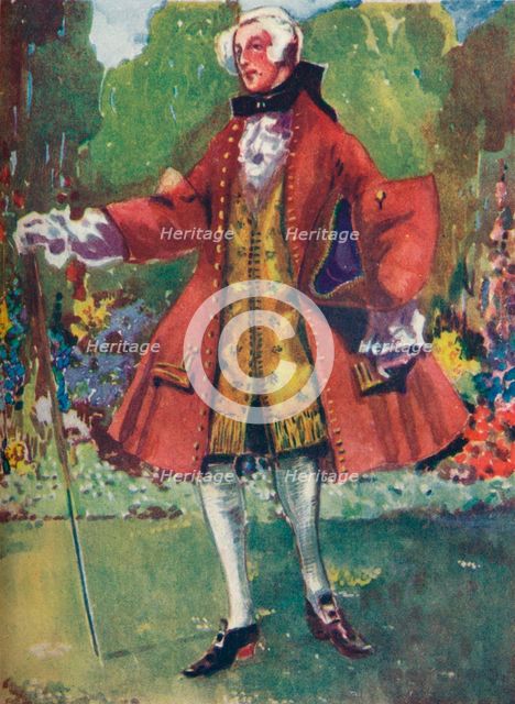 'A Man of the Time of George II', 1907. Artist: Dion Clayton Calthrop.