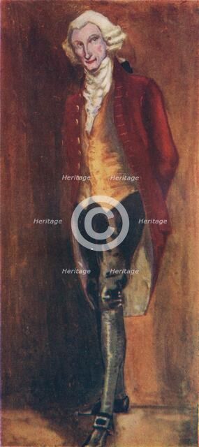 'A Man of the Time of George III', 1907. Artist: Dion Clayton Calthrop.