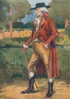 A Man of the Time of George III 1907. Artist: Dion Clayton Calthrop
