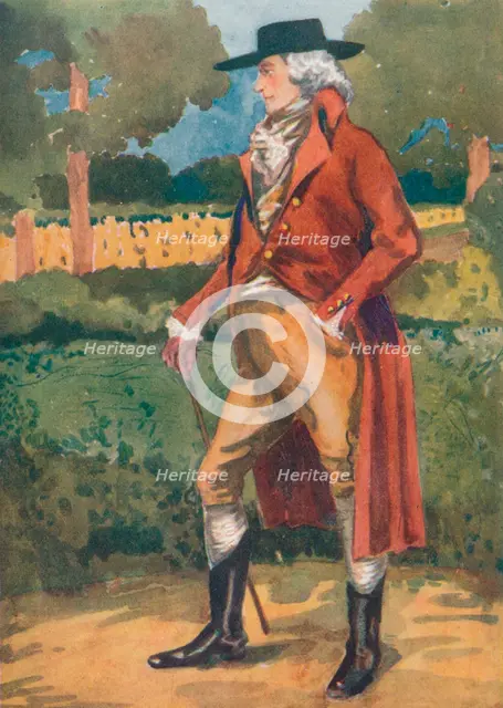 'A Man of the Time of George III', 1907. Artist: Dion Clayton Calthrop.