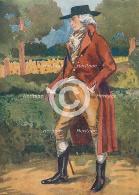 'A Man of the Time of George III', 1907. Artist: Dion Clayton Calthrop.