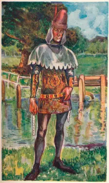A Man of the Time of Edward III 1907. Artist: Dion Clayton Calthrop