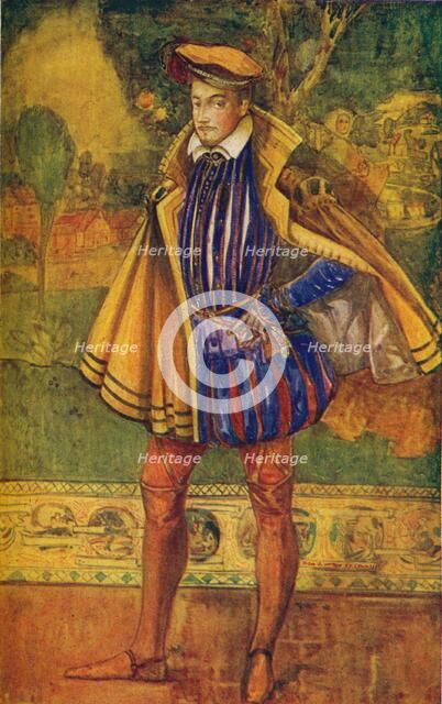 'A Man of the Time of Elizabeth', 1907. Artist: Dion Clayton Calthrop.