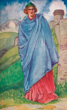 A Man of the Time of Henry III 1907. Artist: Dion Clayton Calthrop
