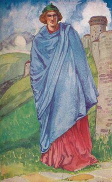 A Man of the Time of Henry III 1907. Artist: Dion Clayton Calthrop
