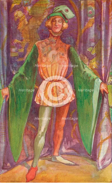 'A Man of the Time of Henry V', 1907. Artist: Dion Clayton Calthrop.