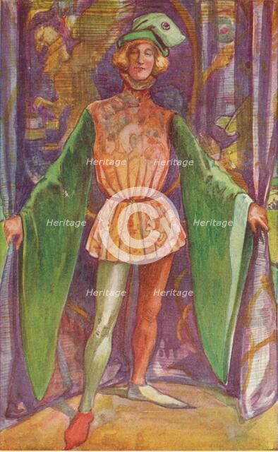 'A Man of the Time of Henry V', 1907. Artist: Dion Clayton Calthrop.