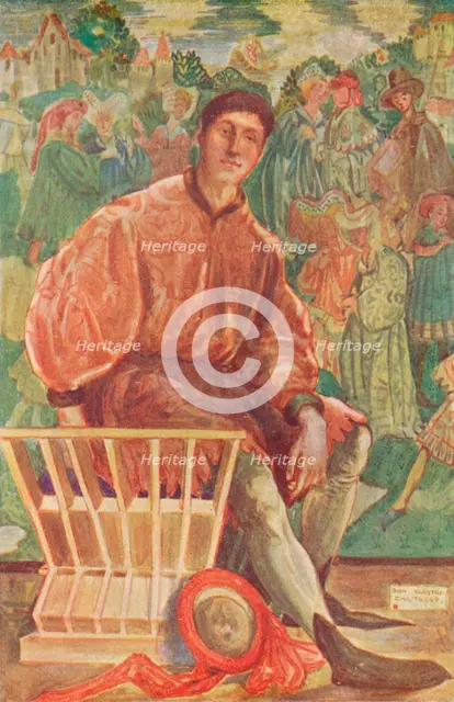 'A Man of the Time of Henry VI', 1907. Artist: Dion Clayton Calthrop.